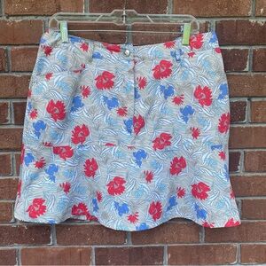 Daily Sport Swedish Story Golf Skort Floral Women’s 12